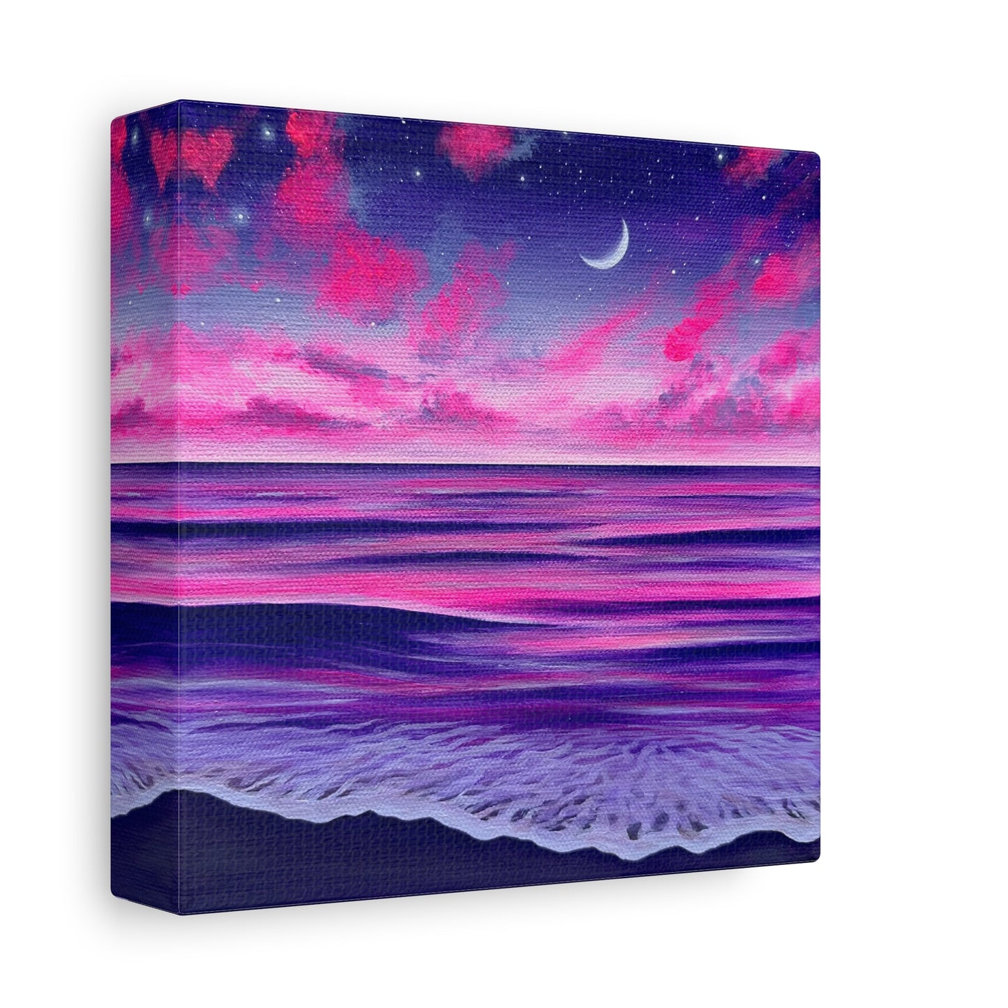 dreamy ocean glow - art print