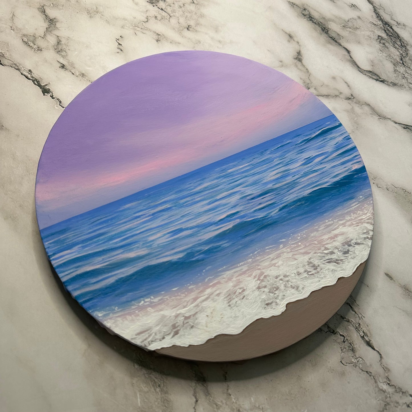 dreamy pastel seascape