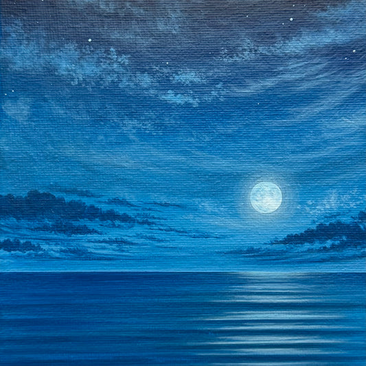 moonlight on the waves
