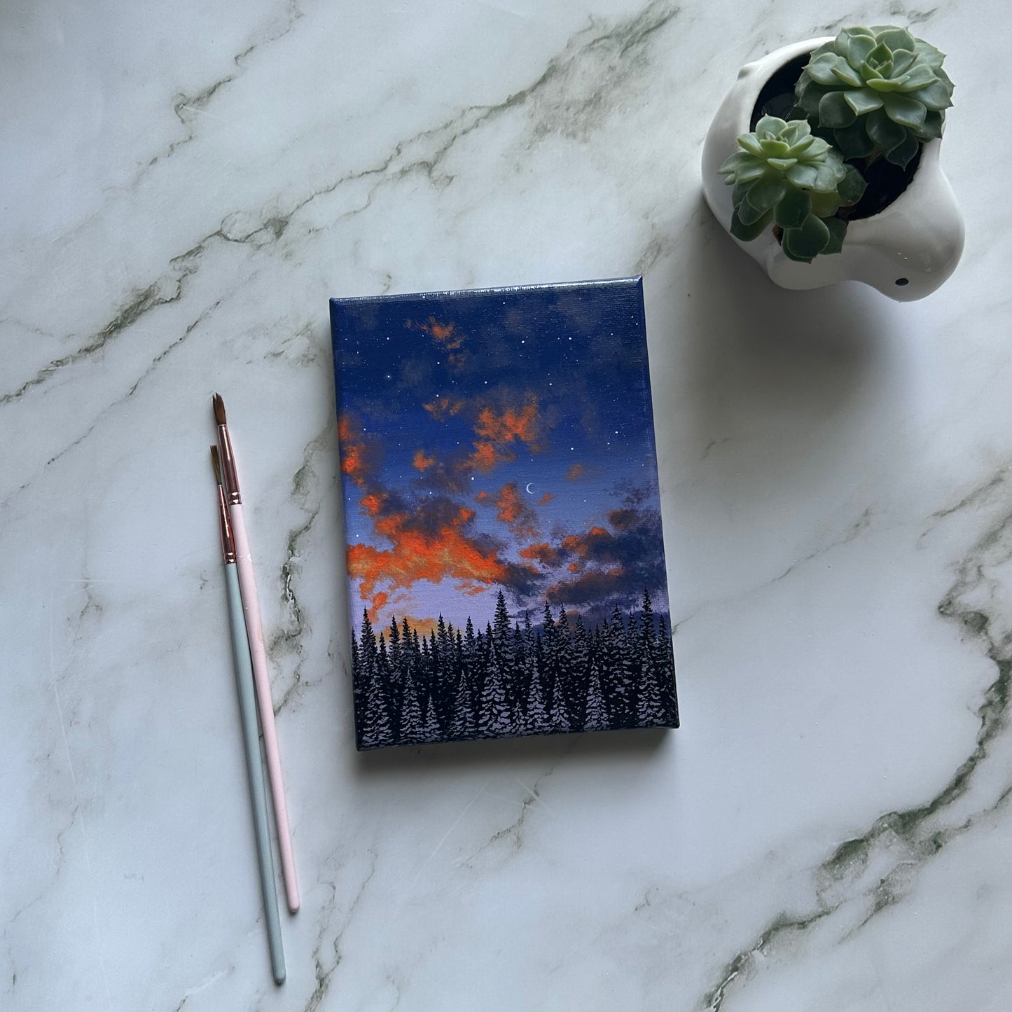 winter’s twilight (custom painting)