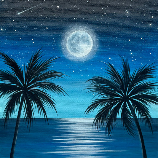 moonlit palms