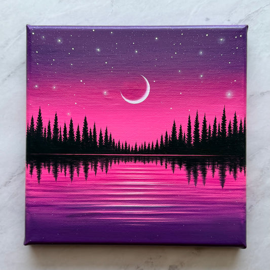 neon pink twilight