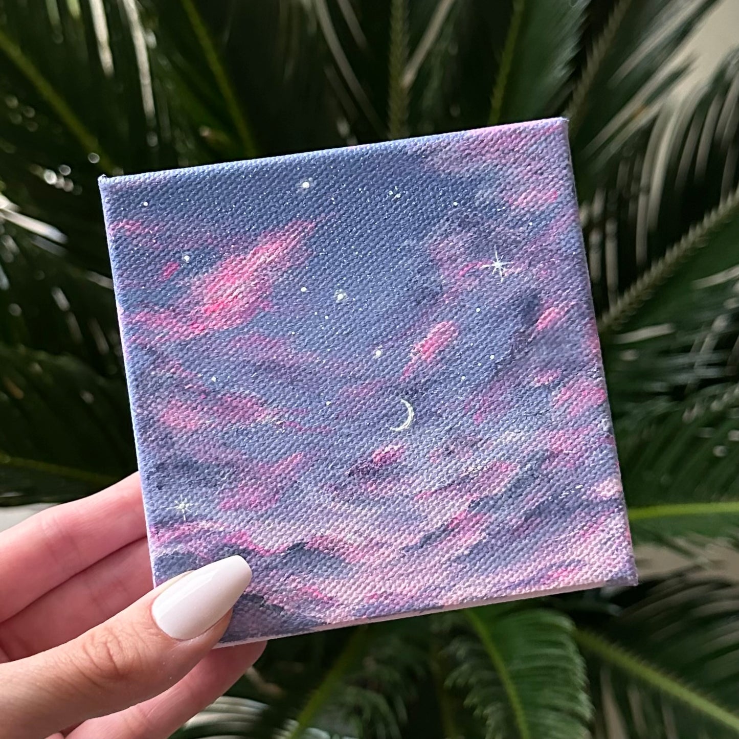 dreamy clouds and stars