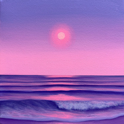 dreamscape in violet and rose