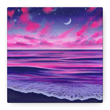dreamy ocean glow - art print