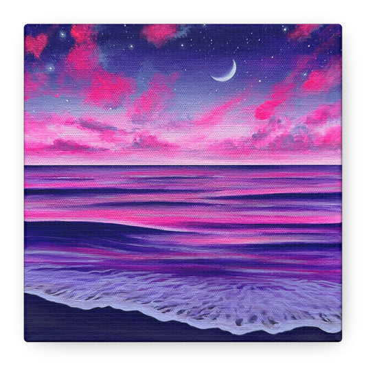 dreamy ocean glow - art print