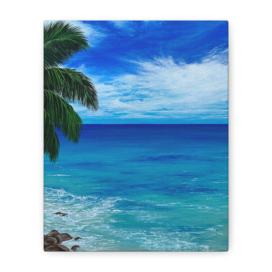beachside paradise - art print