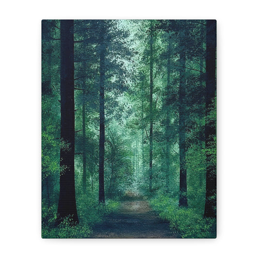green forest - art print