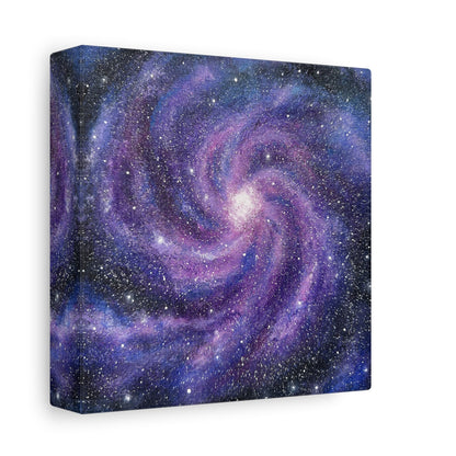 dreamy purple galaxy - art print