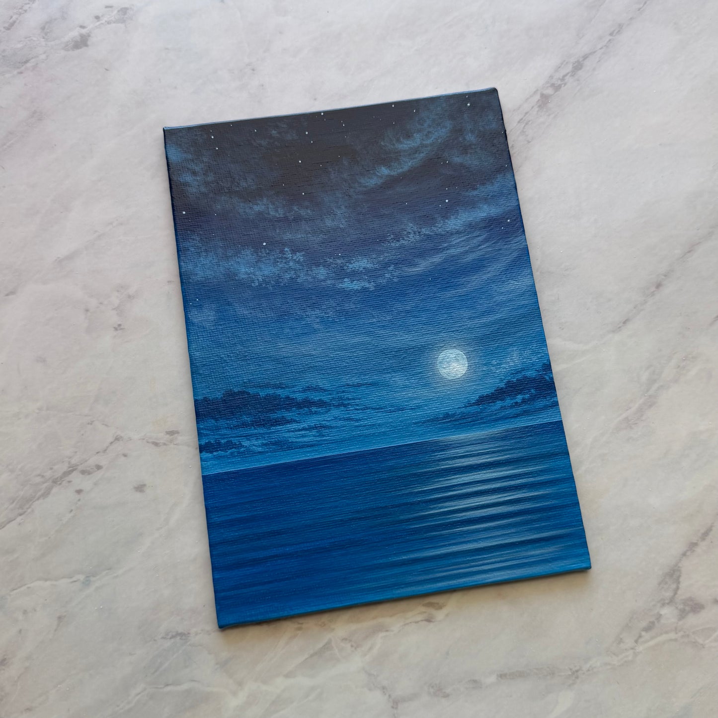 moonlight on the waves