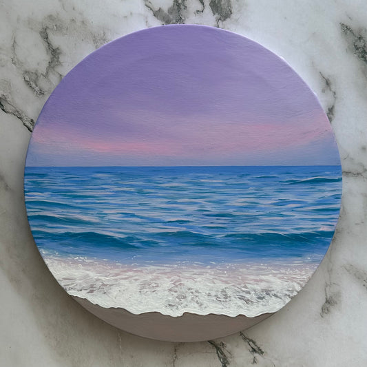 dreamy pastel seascape