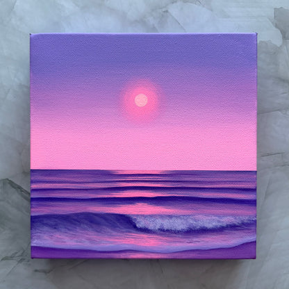 dreamscape in violet and rose