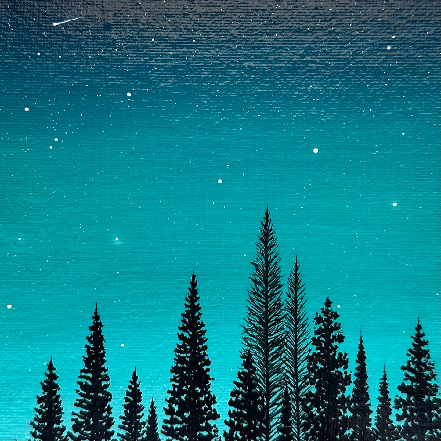 beneath the aqua sky