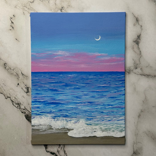 dreamy beach painting