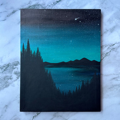 glistening night sky (custom painting)