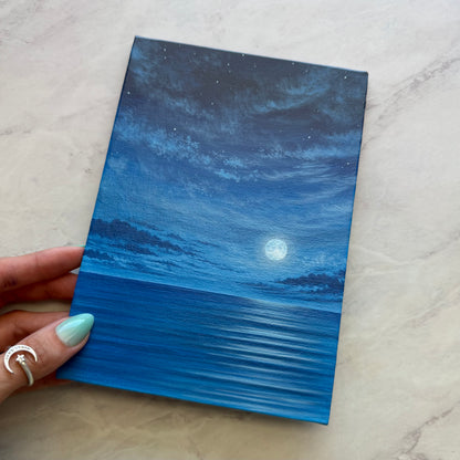 moonlight on the waves