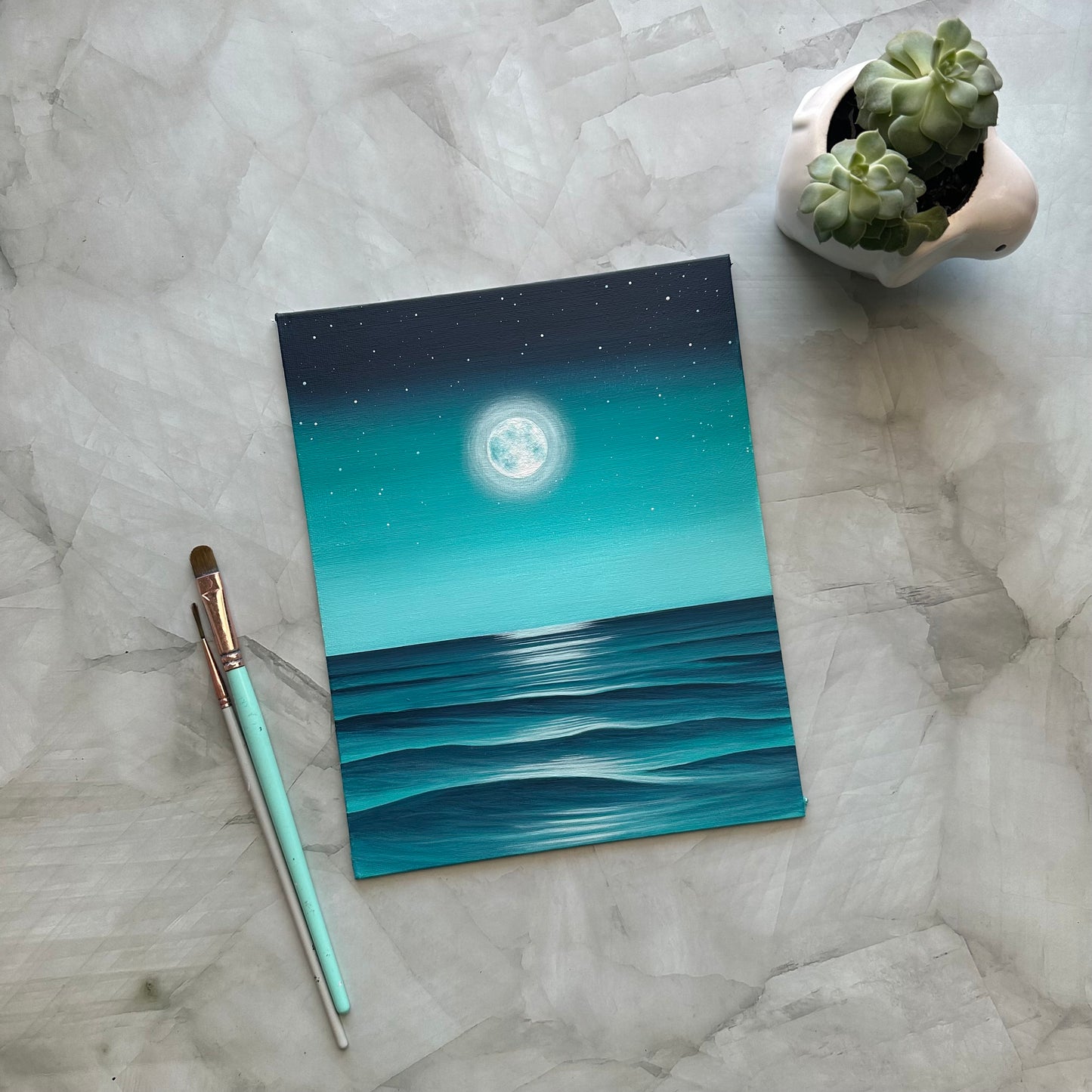 aqua moonrise