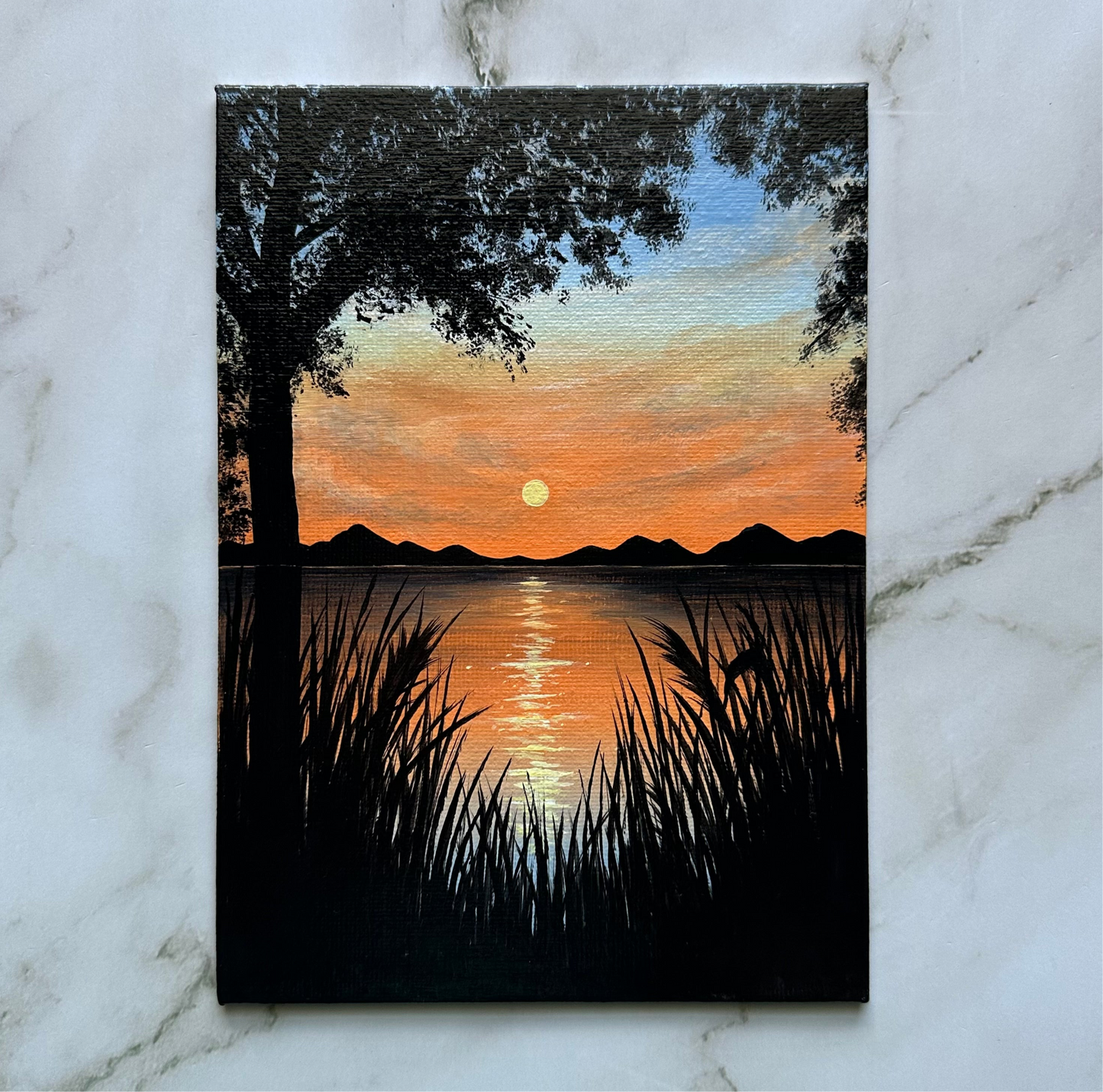 aesthetic fall sunset