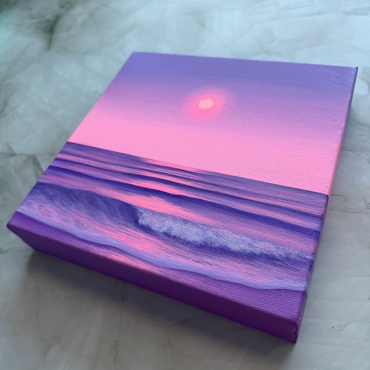 dreamscape in violet and rose