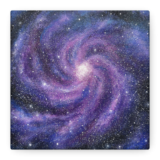 dreamy purple galaxy - art print