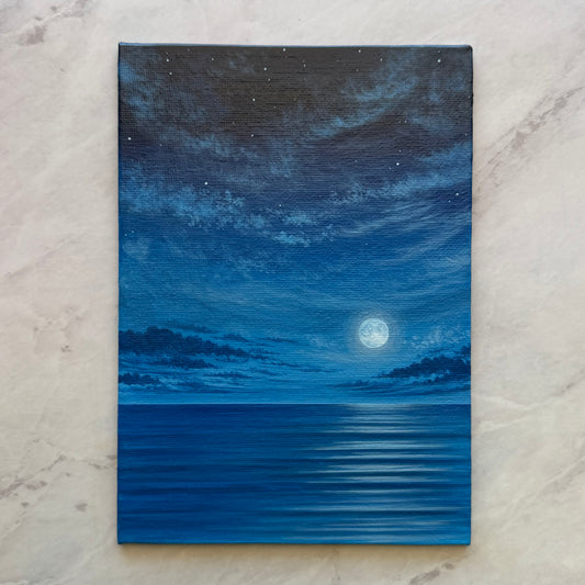 moonlight on the waves
