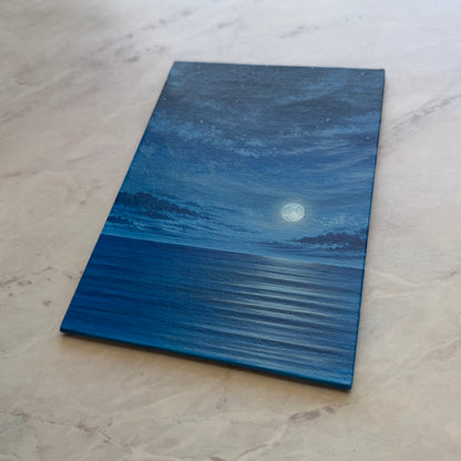 moonlight on the waves