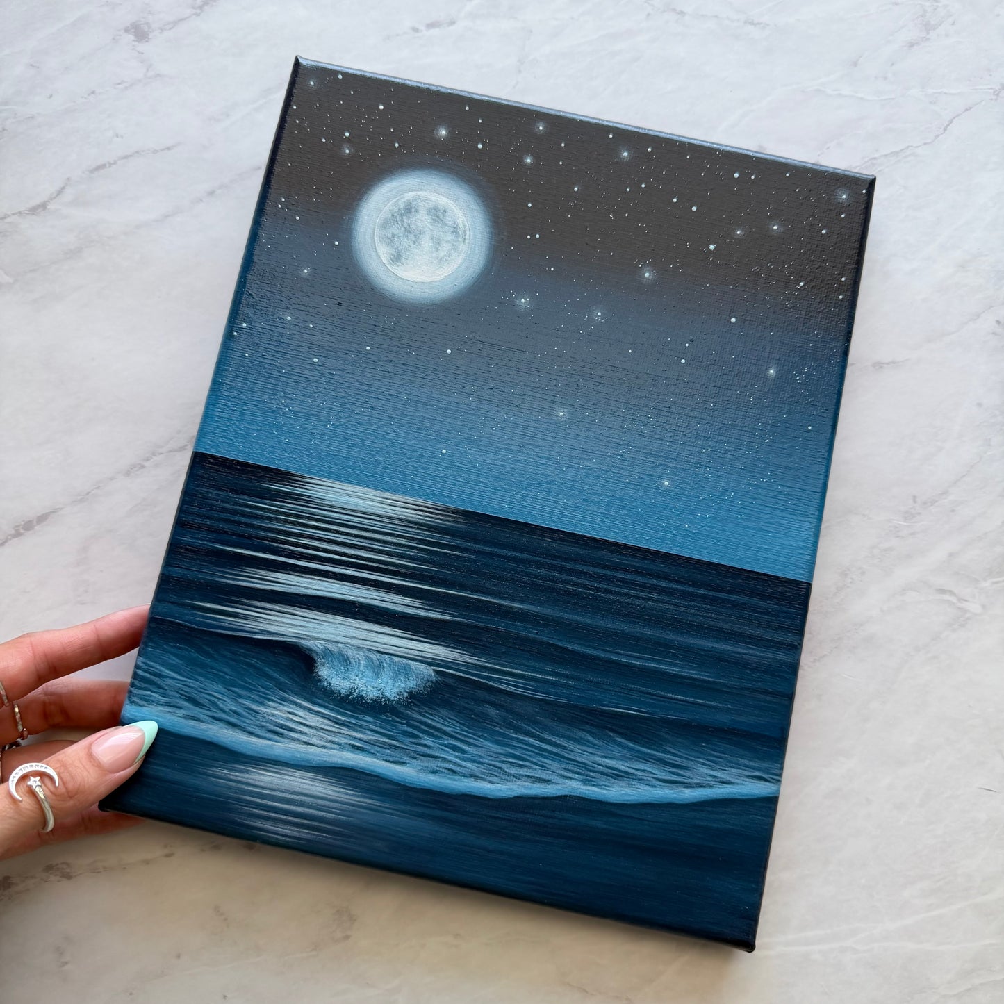 calm tides of moonlight