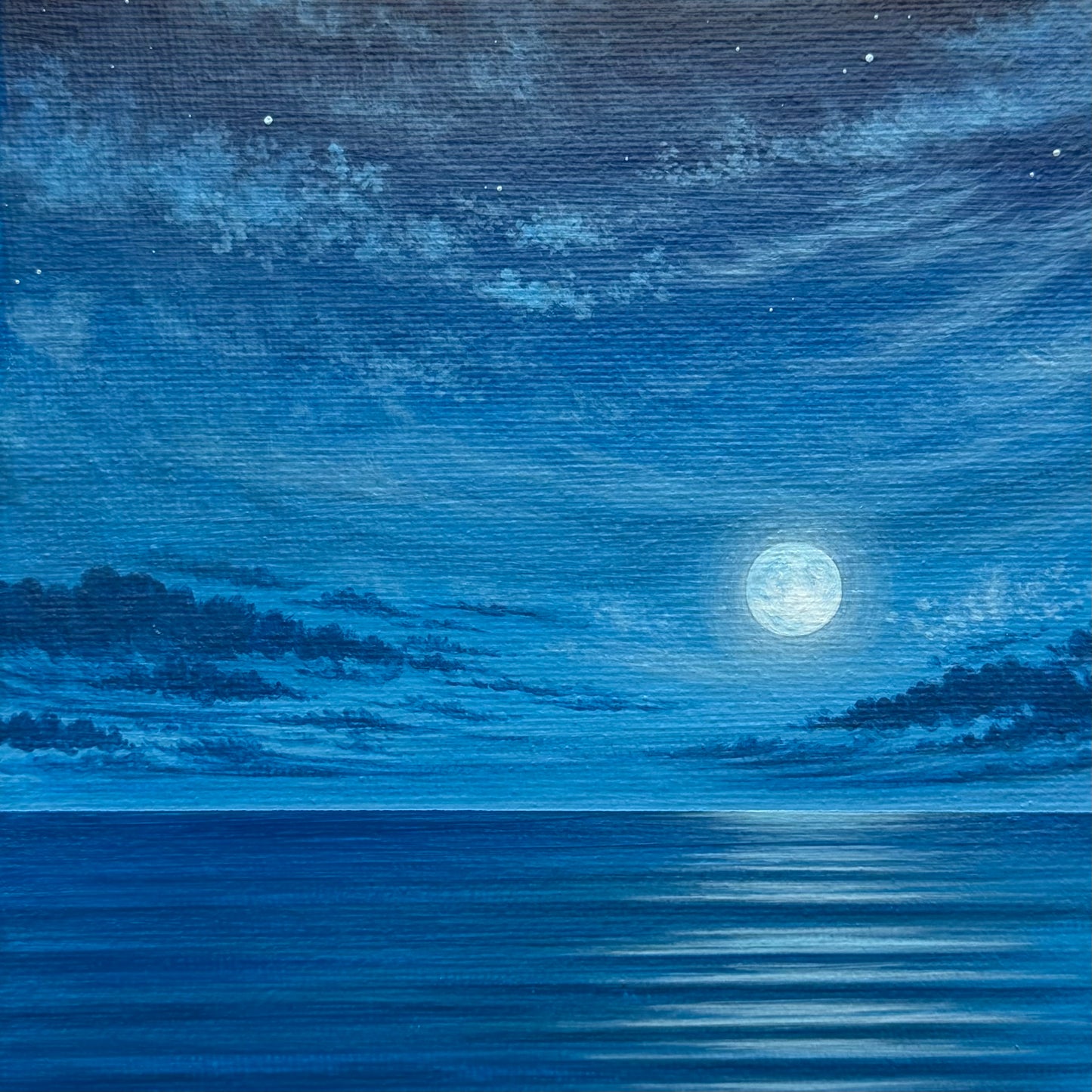 moonlight on the waves