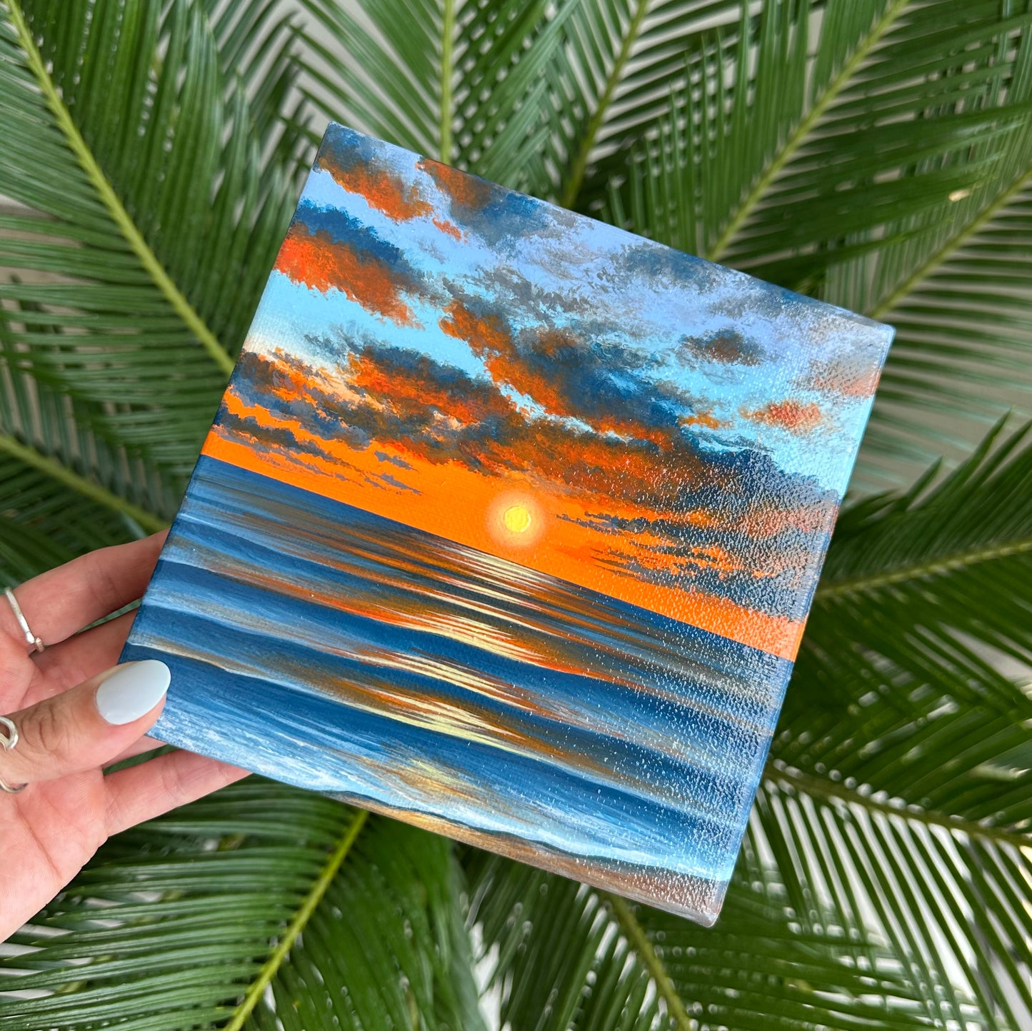 ocean in orange