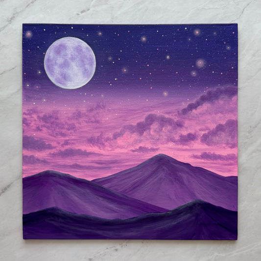 dreaming beneath a lilac sky