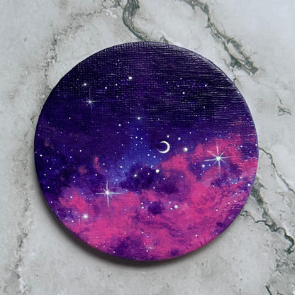 dreamy clouds mini magnet