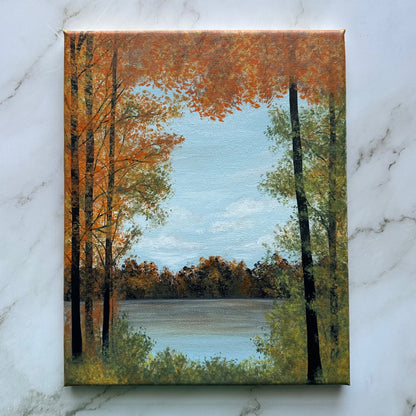 cozy fall landscape