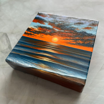 ocean in orange