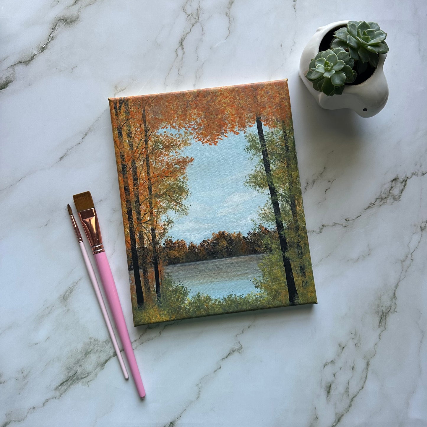 cozy fall landscape