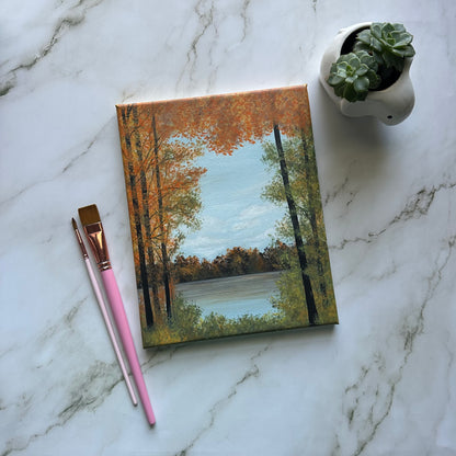 cozy fall landscape