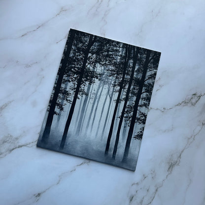 misty woods