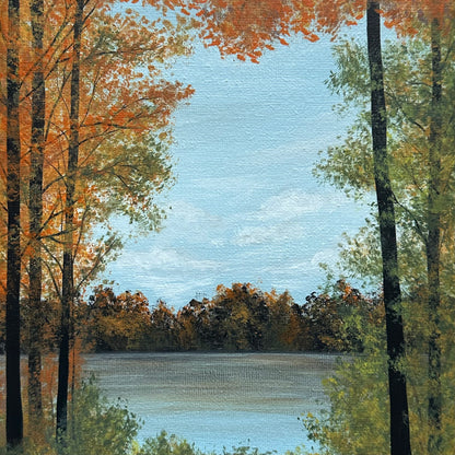 cozy fall landscape