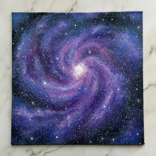 dreamy purple galaxy