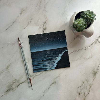 seascape at night