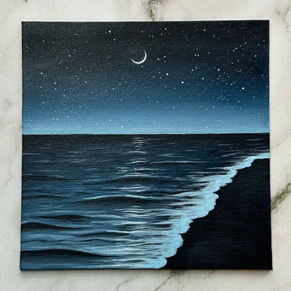 seascape at night
