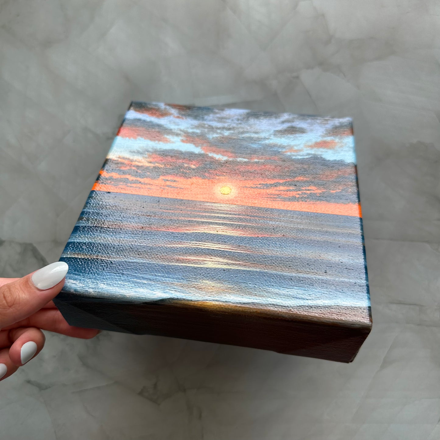 ocean in orange