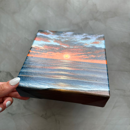 ocean in orange