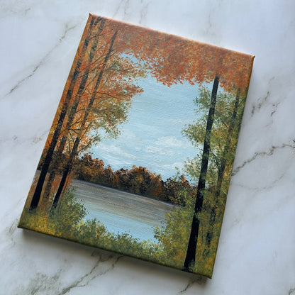 cozy fall landscape