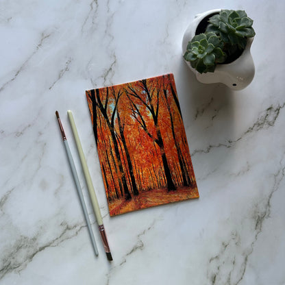 aesthetic fall forest