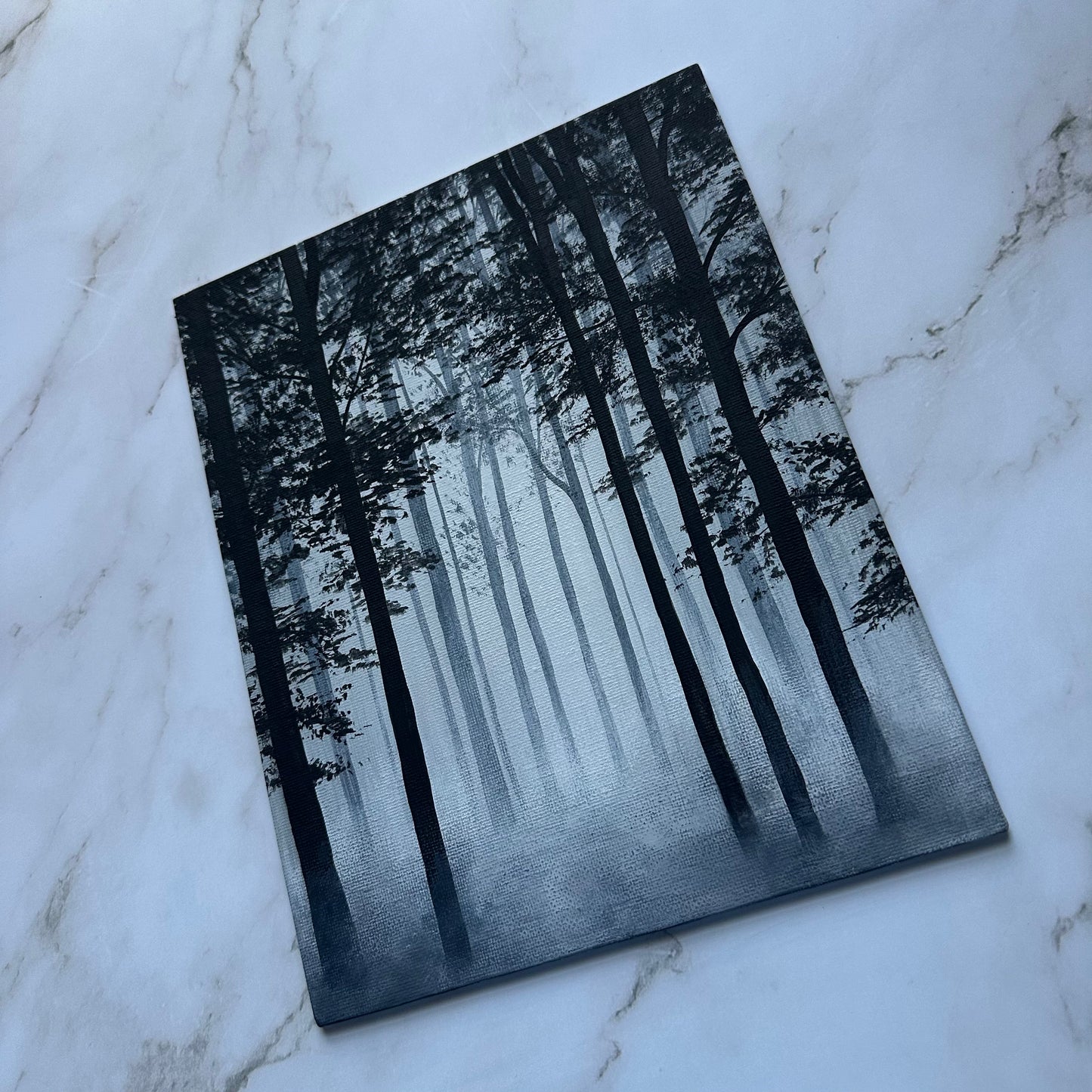 misty woods
