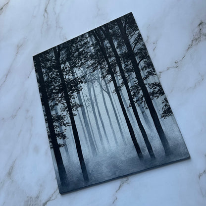 misty woods