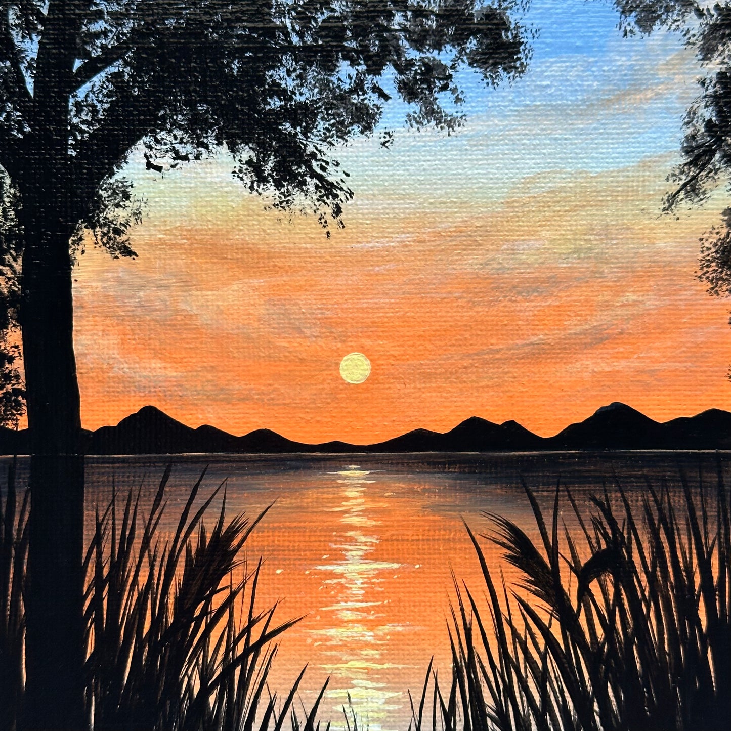 aesthetic fall sunset