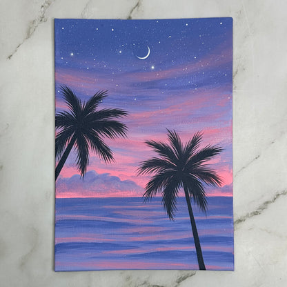 dreamy beach painting