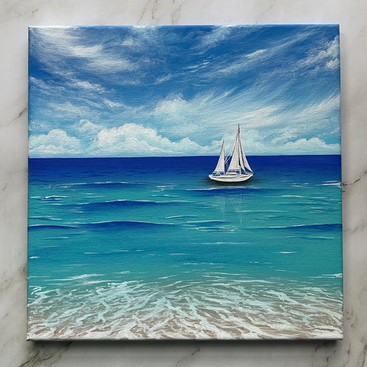 sailing at sea