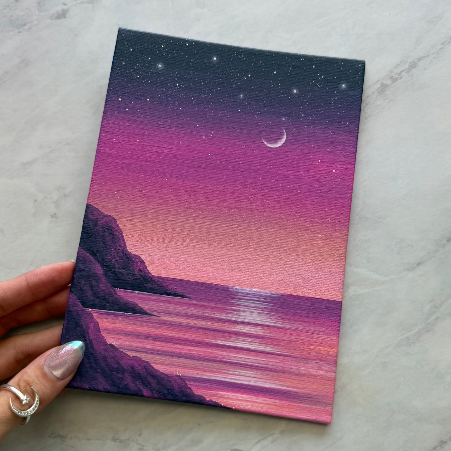 the blush of night